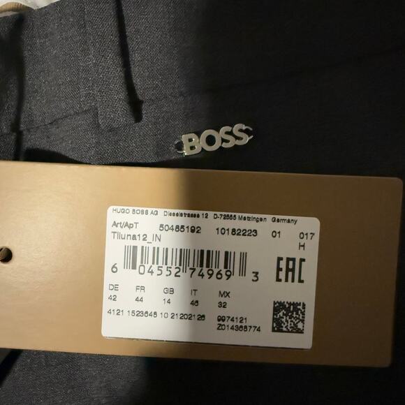 Boss Hugo Boss Tiluna Wool-Blend Pants, Grey, 10 - Picture 4 of 8